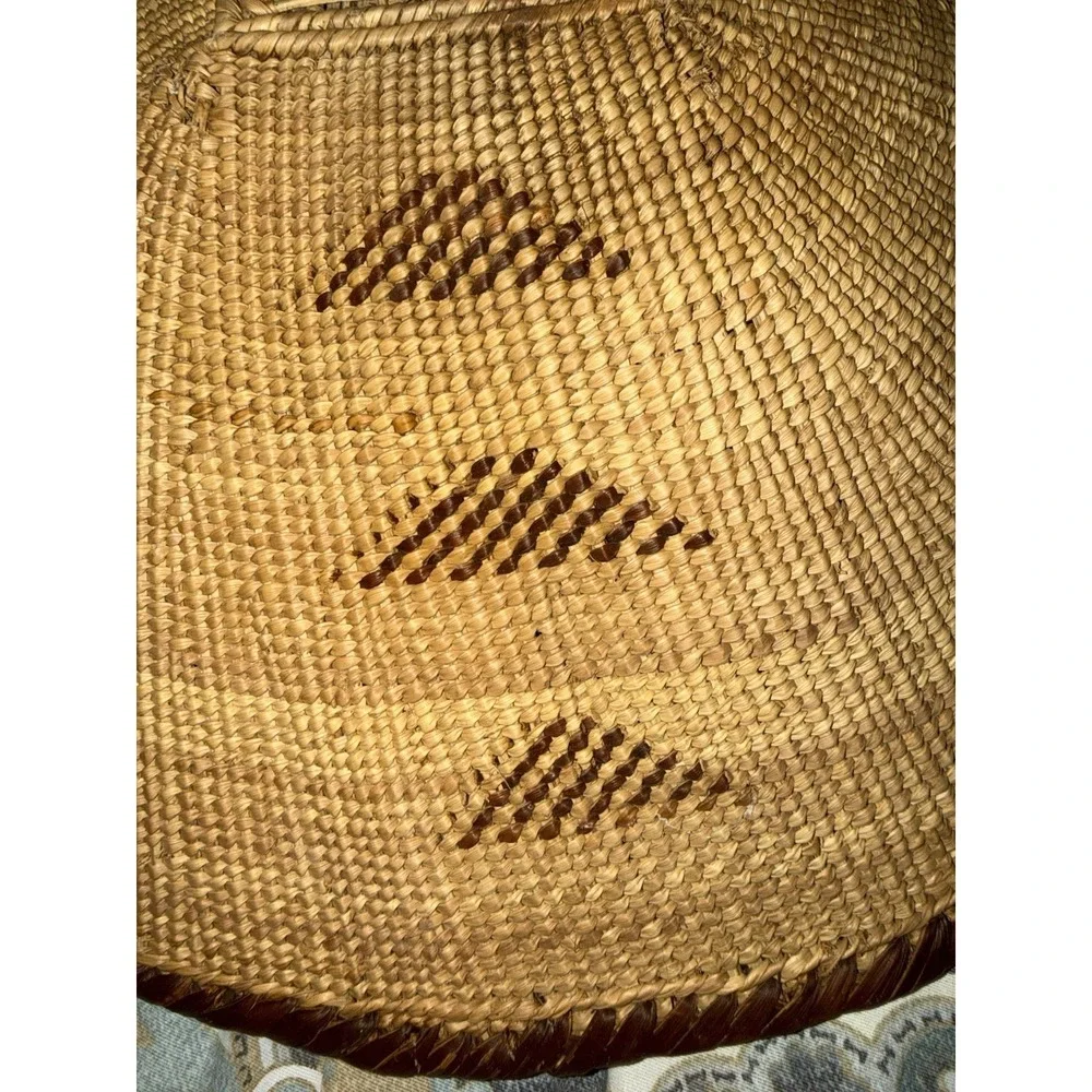 Vintage Tonga Basket‎ Binga Zimbabwe African Wall Art Winnowing Grandmother Tray